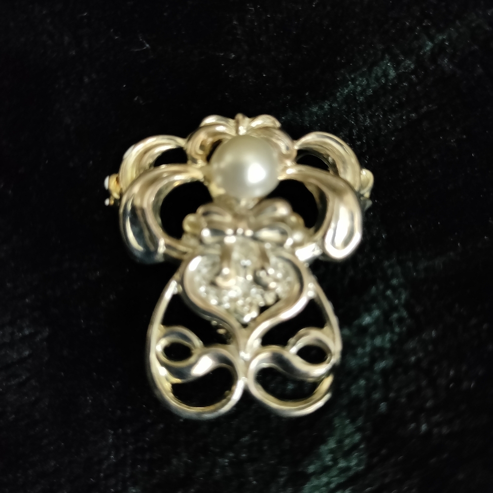 Vtg Signed Jane Davis Angel Brooch-cira 1998 - Picture 8 of 8